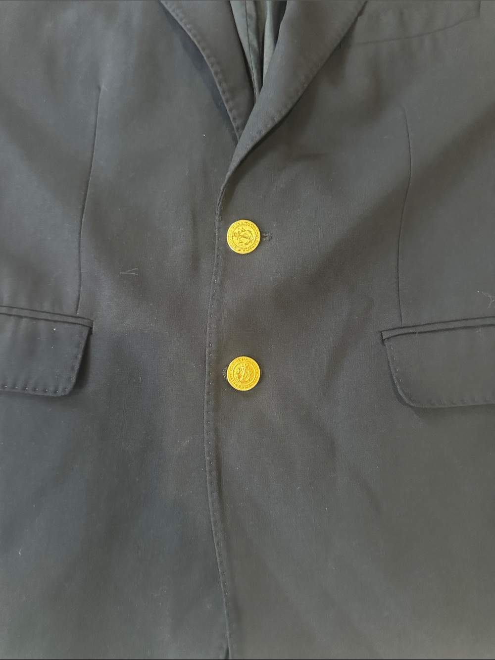 Vineyard Vines Navy Boys Blazer with Gold Buttons size 18 - Picture 2 of 11